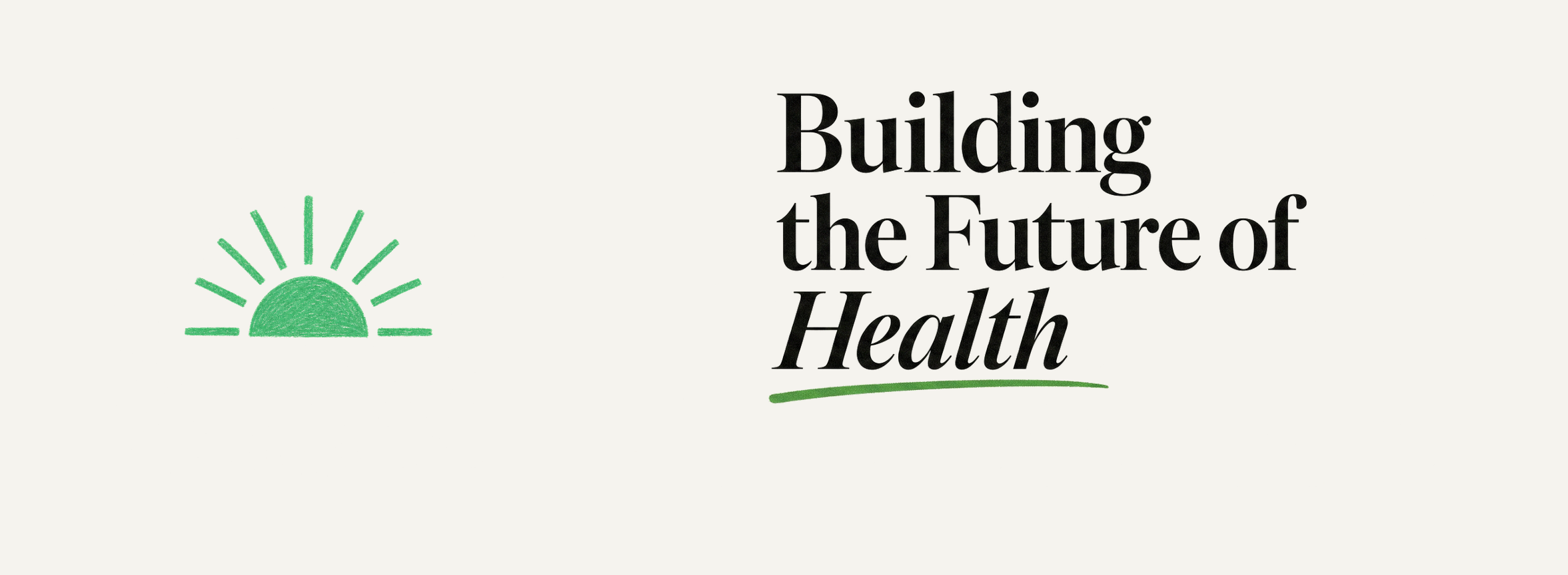BTFOH primary lockup — sun + wordmark